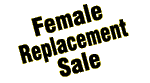 Female Replacement Sale